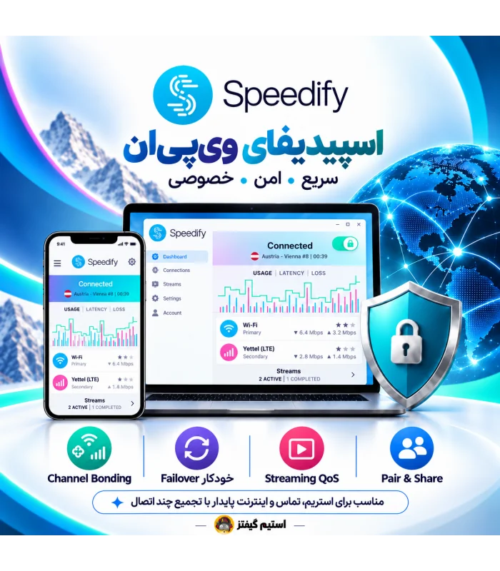 اکانت اسپیدیفای | Speedify VPN