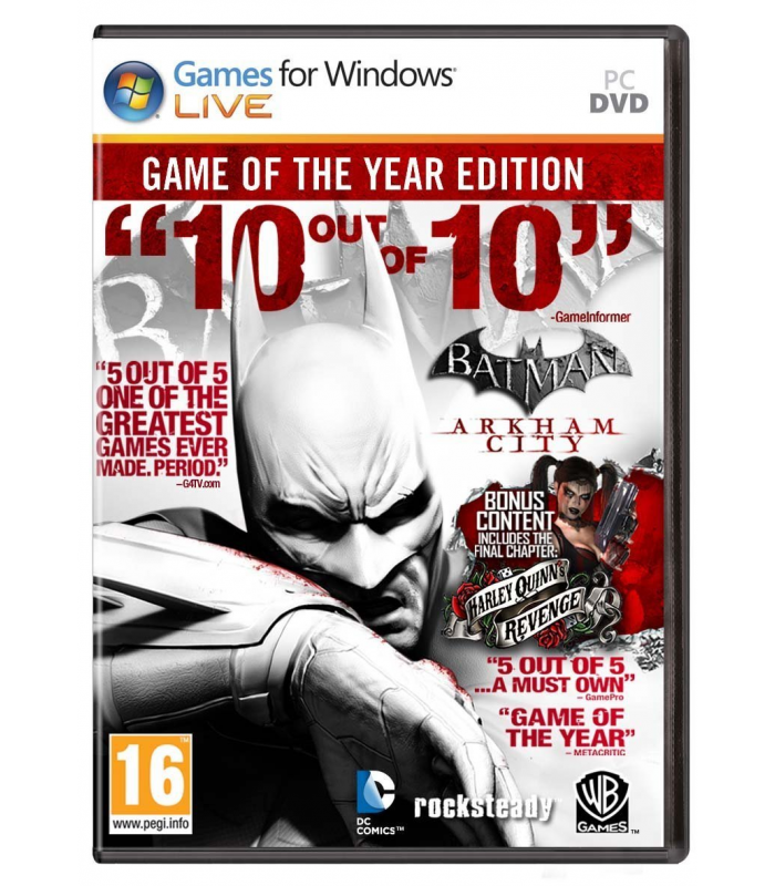 Batman: Arkham City GOTY Edition STEAM CD-KEY GLOBAL - 1