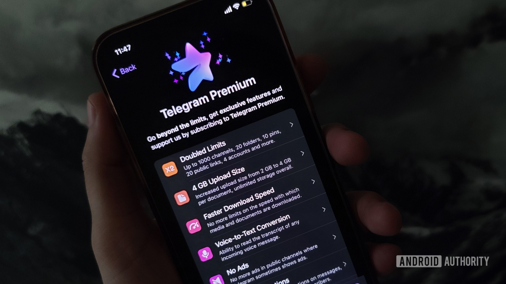 اشتراک تلگرام پرمیوم Telegram Premium